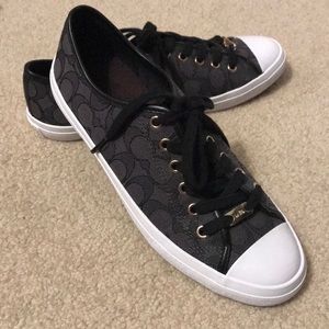 Black and white Coach sneakers!